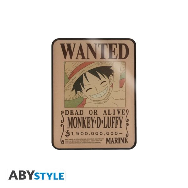 One Piece Wanted Luffy Magnet