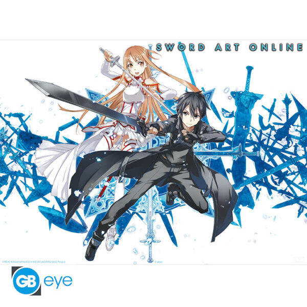 Sword Art Online Asuna & Kirito Plakát